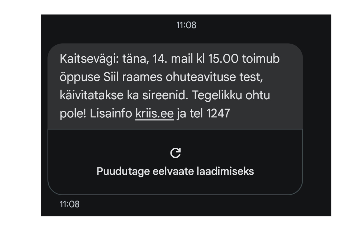Laste naljakõnede hulk 1247 telefonile kasvas pärast SIIL-i eelteavitust.